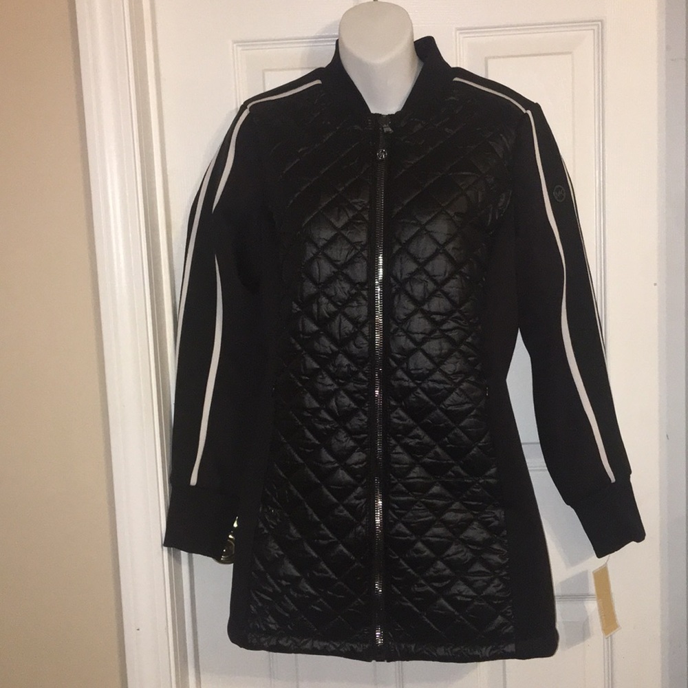 Michael Kors Quilted Puffer Jacket Neoprene RARE